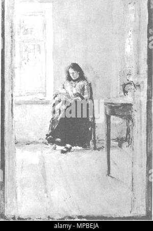 . Русский : У окна. Портрет Ольги Федоровны Трубниковой Дерево (1886), масло. 28,5 x 19,5. Не окончен. Третьяковская галерея (с 1911) . 1886. Valentin Serov (1865-1911) Noms alternatifs : Russe Серов Валентин Александрович Description peintre russe Date de naissance/Décès 19 Janvier 1865 (7 janvier 1865 au calendrier julien) 22 novembre 1911 (5 décembre 1911 au calendrier julien) Lieu de naissance/décès Saint Petersbourg Moscou Pays-bas lieu de travail (1885), Belgique (1885) ; Allemagne (1855), Italie (1887) ; Paris (1889), Italie (1904), Grèce (1907), Italie (1910) ; Paris (1910), à Munich (1872 Banque D'Images
