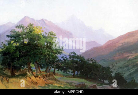 . Ге Николай. Горах Каррары Дубы в. 1868 . 1868. Nikolai Ge (1831-1894) d'autres noms anglais : Nikolai Ge English : Nikolaï Gay Русский : Николай Николаевич Ге Description peintre russe et enseignant à l'université Date de naissance/décès 27 février 1831 (15 février 1831 en calendrier julien) 13 juin 1891 (1er juin 1881 en calendrier julien) Lieu de naissance/décès Voronezh Ivanovsky homestead, gouvernorat de Chernigov lieu d'Italie, Saint Petersburg contrôle d'autorité : Q457976 : VIAF 50022850 ISNI : 0000 0001 0970 0140 ULAN : 500010284 RCAC : n84184039 GND : 118854119 929 Nikolay WorldCat Banque D'Images