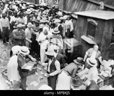 Tulsa, Oklahoma, la race riot, Juin 1, 1921 Banque D'Images