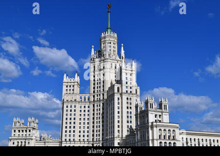 Moscou, Russie - 12 mai. 2018. célèbre gratte-ciel sur remblai Kotelnicheskaya Banque D'Images