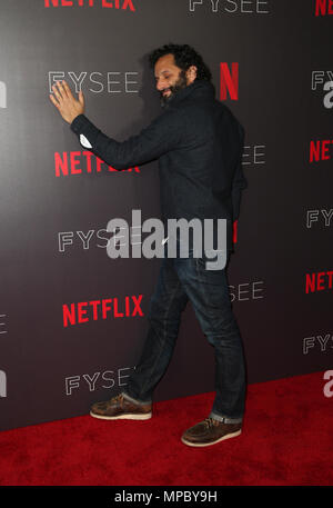 Los Angeles, CA, USA. 21 mai, 2018. Jason Mantzoukas, à NETFLIXFYSEE avec panneau # Animation 'Grande Gueule' à Raleigh Studios à Los Angeles, Californie le 21 mai 2018. Credit : Faye Sadou/media/Alamy Punch Live News Banque D'Images