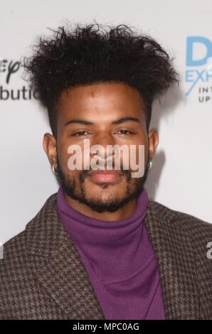 Burbank, CA. 20 mai, 2018. Trevor Jackson aux arrivées pour Disney ABC Studios et Freeform, Les Upfronts International Walt Disney Studios Burbank, CA, 20 mai 2018. Credit : Priscilla Grant/Everett Collection/Alamy Live News Banque D'Images