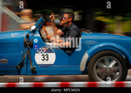 Brescia, Italie. 18e, mai 2017. Juan Tonconogy et Guillermo Berisso de l'Argentine, se séparant de Brescia à Padoue (Norther-Italy) avec leur modèle Banque D'Images