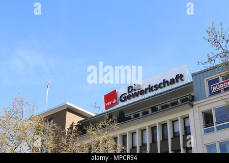 Dortmund, Ruhr, Rhénanie du Nord-Westphalie, Allemagne - 16 Avril 2018 : Ver.di labor union building Banque D'Images