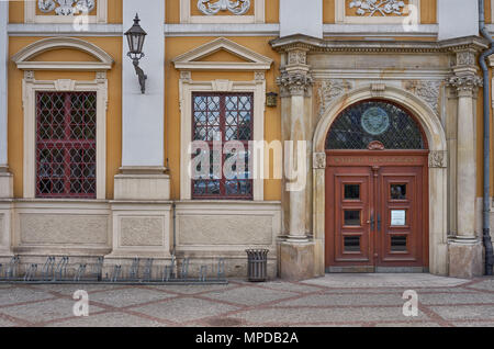 Le bâtiment baroque de Wroclaw la faculté de philologie de l'ancien collège des Jésuites, Wroclaw. Banque D'Images