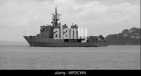 HMNZS WELLINGTON P55 Banque D'Images