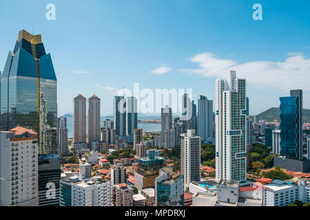 Panama City Skyline panorama de l'opinion - paysage urbain moderne Banque D'Images