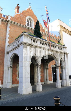 Le couvent a été la résidence officielle du gouverneur de Gibraltar depuis 1728. Il était à l'origine un couvent de frères mineurs, d'où son nom, Banque D'Images