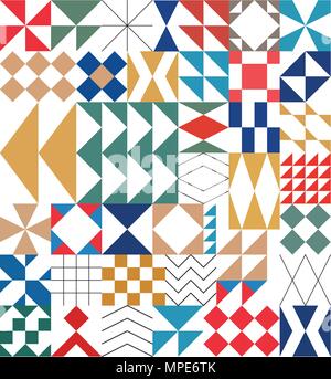 Abstract pattern vecteur. Arrière-plan géométrique. Télévision à la mode colorée, bâti avec motif abstract background pour brochure, flyer ou présentations desig Illustration de Vecteur