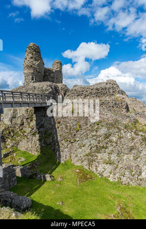 Château de Montgomery, Powys, Pays de Galles, de l'Europe. Banque D'Images