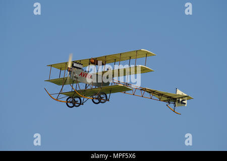 Réplique Avro Triplane IV, G-ARSG à Old Warden Banque D'Images