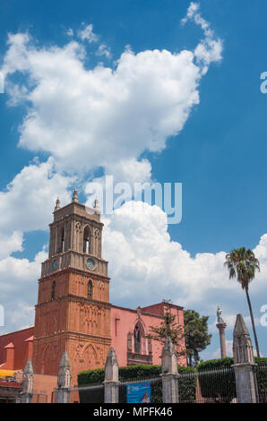 Le Santa Escuela de Cristo, l'école du Christ, une église catholique dans le centre de San Miguel de Allende, Mexique Banque D'Images