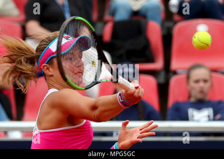 23 mai 2018, l'Allemagne, Nuremberg : Tennis, WTA-Tour, féminin. L'Argentine a Podoroska Nadia en action. Photo : Daniel Karmann/dpa Banque D'Images