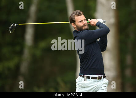 Wentworth, au Royaume-Uni. 23 mai 2018. Jamie Dornan durant la Pro Am de l'avant de la BMW PGA Championship à Wentworth Golf Club le 23 mai 2018, à Surrey, Angleterre Crédit : Paul Terry Photo/Alamy Live News Banque D'Images