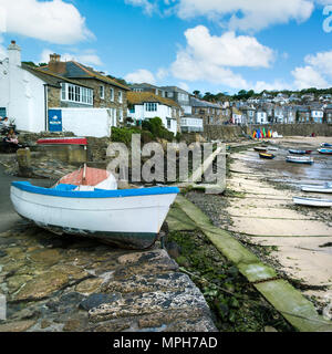 Port Mousehole à Cornwall. Banque D'Images