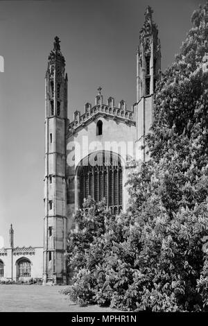 King's College Chapel de Cambridge Parade du roi Banque D'Images