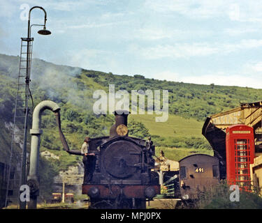 Gare de Ventnor, île de Wight, années 1960 Banque D'Images