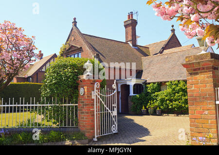 The Old School, village de Knapton, Norfolk, Angleterre, Royaume-Uni Banque D'Images