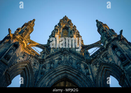 Scott Monument Édimbourg Banque D'Images