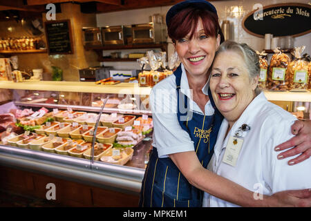 Montréal Canada,Québec province,Atwater Market,rue Saint Ambroise,Boulangerie Premiere Moisson,femmes hug,employés,gastronomie,Canada070704026 Banque D'Images