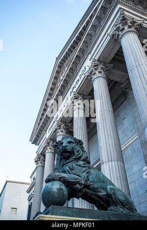 Congrès des Députés à Madrid Banque D'Images