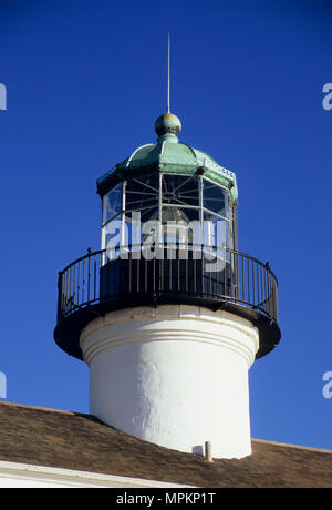 Vieux phare de Point Loma, Cabrillo National Monument, Californie Banque D'Images