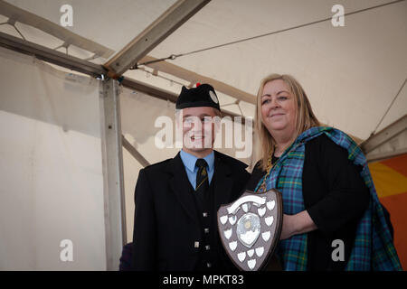 La British Pipe Band Championships 2018 Banque D'Images