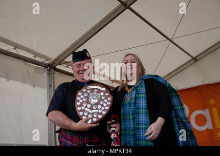 La British Pipe Band Championships 2018 Banque D'Images