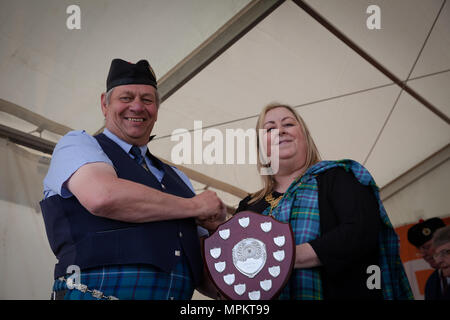 La British Pipe Band Championships 2018 Banque D'Images