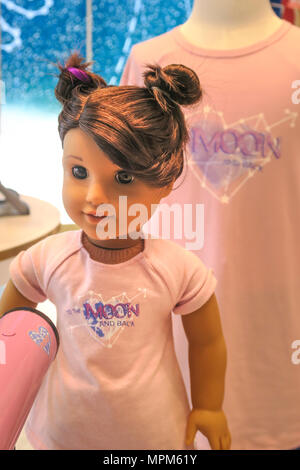 American Girl Store au Rockefeller Center, New York, États-Unis Banque D'Images
