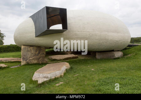 Hauser et Wirth galerie d'art, restaurant et jardin, Durslade ferme, Bruton, Somerset, England, UK Banque D'Images