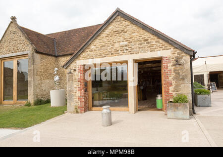 Hauser et Wirth galerie d'art, restaurant et jardin, Durslade ferme, Bruton, Somerset, England, UK Banque D'Images