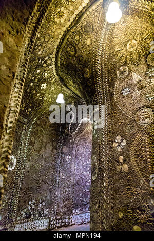 Grotte de Shell dans la ville balnéaire Margate, UK Banque D'Images