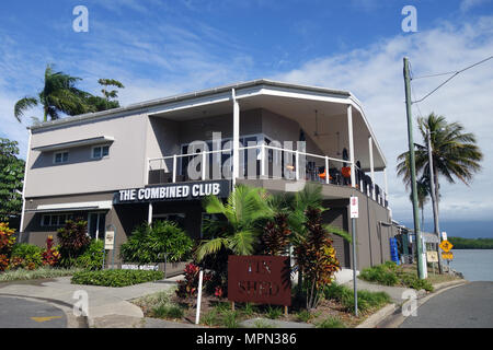 Le Club de la cabane en tôle ondulée, Port Douglas, Queensland, Australie. Pas de PR Banque D'Images