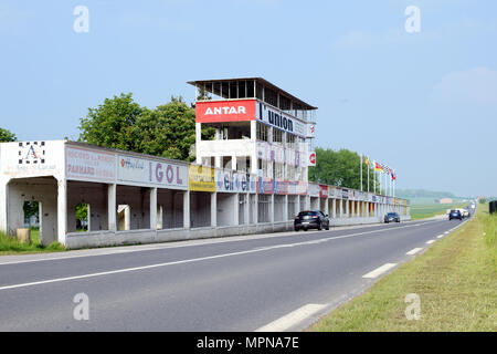 Reims, France - 15 mai 2018 : circuit de Reims-Gueux historique près de Reims. Banque D'Images