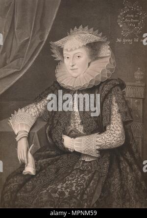 "Mary Sidney, comtesse de Pembroke', 1614, (1904). Artiste : Marcus Gheeraerts, le plus jeune. Banque D'Images