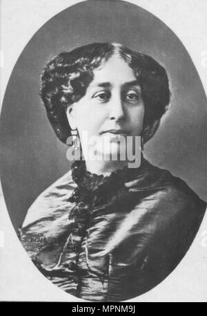 "George Sand", c1893. Artiste : Nadar. Banque D'Images