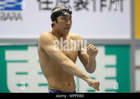 Tokyo, Japon. 24 mai, 2018. katsuo Matsumoto (JPN) Natation : Japon 2018 Ouvrir le 100 m nage libre la chaleur à Tatsumi International Swimming Center à Tokyo, Japon . Credit : AFLO/Alamy Live News Banque D'Images