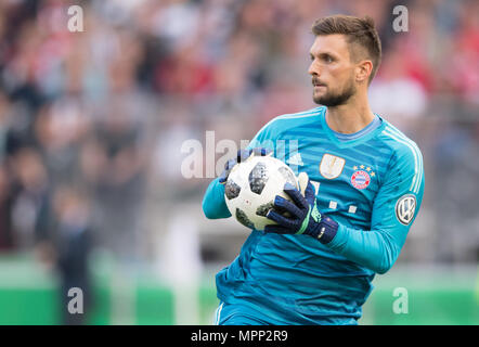 19 mai 2018, l'Allemagne, Berlin, Soccer, DFB finale à l'Olympiastadion, Bayern Munich vs Eintracht Francfort. Gardien de Munich, Sven Ulreich. -Pas de service de fil- Photo : Soeren Stache/dpa Banque D'Images