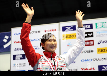 Tokyo, Japon. 24 mai, 2018. Rikako Ikee (JPN) Natation : Japon 2018 ouvert 50m papillon finale à Tatsumi International Swimming Center à Tokyo, Japon . Credit : AFLO/Alamy Live News Banque D'Images