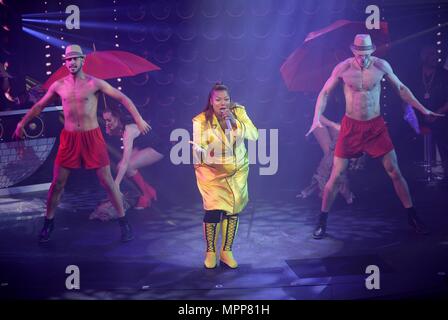 New York, NY, USA. 23 mai, 2018. Queen Latifah aux arrivées pour Horizon Carnaval Cérémonie de baptême, Pier 88, New York, NY 23 mai 2018. Credit : Kristin Callahan/Everett Collection/Alamy Live News Banque D'Images