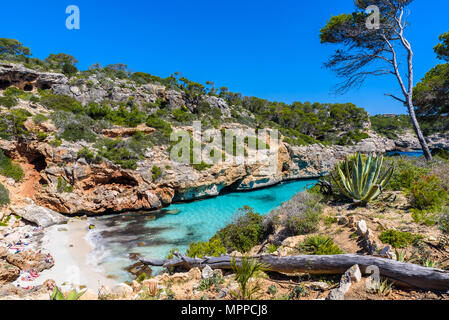 Calo des Moro - magnifique baie de Mallorca, Espagne Banque D'Images