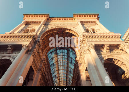 L'Italie, Lombardie, Milan, Galleria Vittorio Emanuele II Banque D'Images