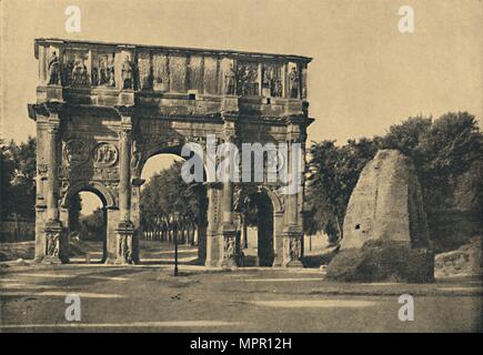 ''Roma - Arc de Constantin (AD 315)', 1910. Artiste : Inconnu. Banque D'Images