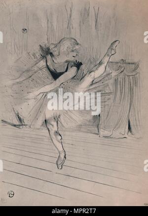 'Miss Ida Heath, Anglais Dancer', c.1894, (1946). Artiste : Henri de Toulouse-Lautrec. Banque D'Images