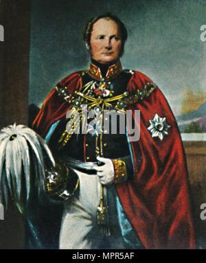 'Friedrich Wilhelm IV. 1795-1861. - Gemälde von Fr. Krüger', 1934. Artiste : Inconnu. Banque D'Images