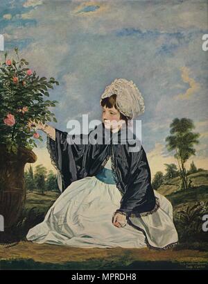 "Lady Caroline Howard', 1778. Artiste : Sir Joshua Reynolds. Banque D'Images