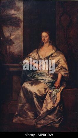 "La Comtesse de Southampton', 1640-1641, (c1915). Artiste : Anthony Van Dyck. Banque D'Images