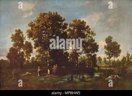 'Sunny jours dans la forêt', c1850, C1915). Artiste : Narcisse Virgile DIAZ de la Pena. Banque D'Images