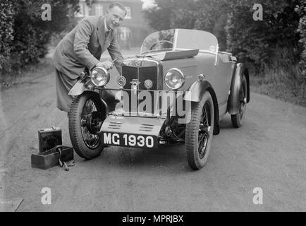 MG M Type de C Robinson, c1929. Artiste : Bill Brunell. Banque D'Images